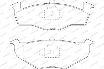 WBP21866C WAGNER Комплект тормозных колодок, дисковый тормоз