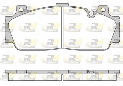 2154310 ROADHOUSE Комплект тормозных колодок, дисковый тормоз