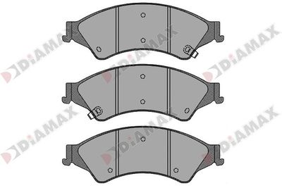 N09618 DIAMAX Комплект тормозных колодок, дисковый тормоз