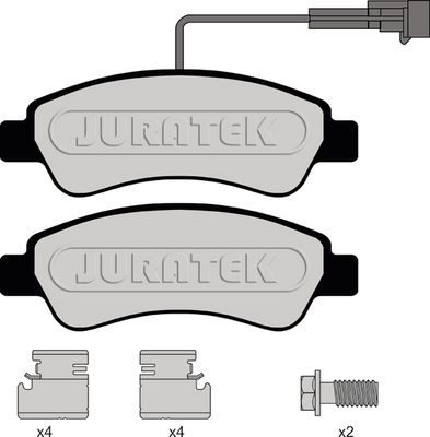 JCP8150 JURATEK Комплект тормозных колодок, дисковый тормоз