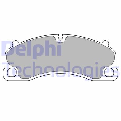 LP3729 DELPHI Комплект тормозных колодок, дисковый тормоз