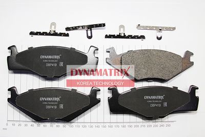 DBP419 DYNAMATRIX Комплект тормозных колодок, дисковый тормоз