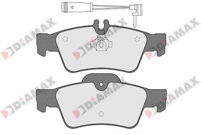 N09371A DIAMAX Комплект тормозных колодок, дисковый тормоз