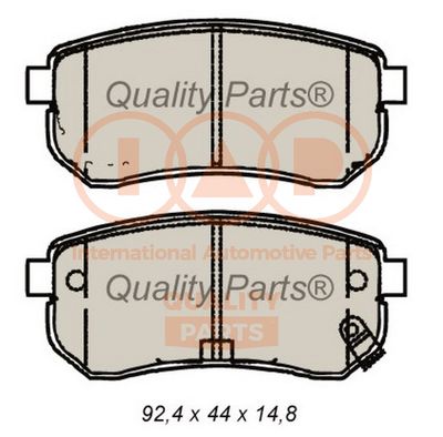 70421091 IAP QUALITY PARTS Комплект тормозных колодок, дисковый тормоз