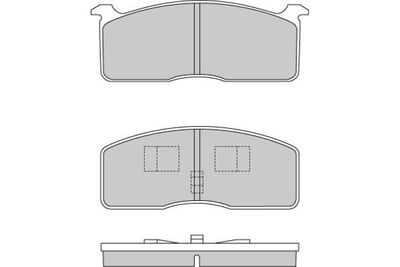 120239 E.T.F. Комплект тормозных колодок, дисковый тормоз