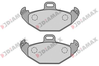 N09052 DIAMAX Комплект тормозных колодок, дисковый тормоз