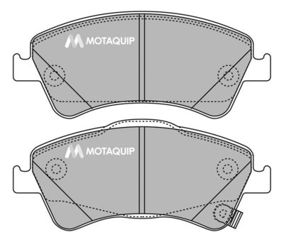 LVXL1432 MOTAQUIP Комплект тормозных колодок, дисковый тормоз