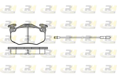 214412 ROADHOUSE Комплект тормозных колодок, дисковый тормоз