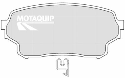 LVXL1331 MOTAQUIP Комплект тормозных колодок, дисковый тормоз