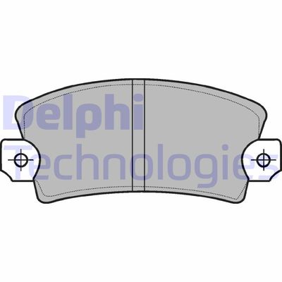 LP56 DELPHI Комплект тормозных колодок, дисковый тормоз