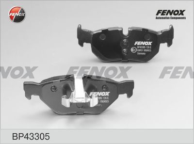 BP43305 FENOX Комплект тормозных колодок, дисковый тормоз