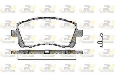 265502 ROADHOUSE Комплект тормозных колодок, дисковый тормоз