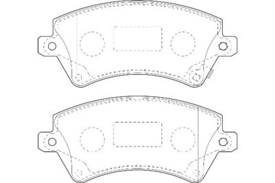 2135146 Omnicraft Комплект тормозных колодок, дисковый тормоз