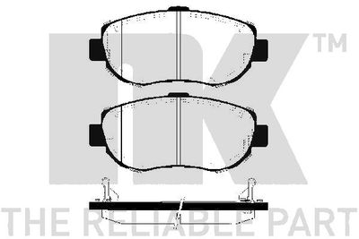 224543 NK Комплект тормозных колодок, дисковый тормоз