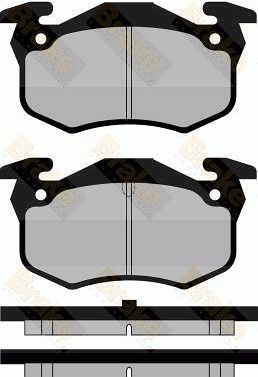 PA446 Brake ENGINEERING Комплект тормозных колодок, дисковый тормоз