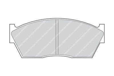 FDB285 FERODO Комплект тормозных колодок, дисковый тормоз