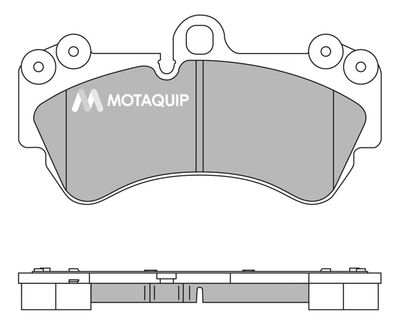 LVXL1438 MOTAQUIP Комплект тормозных колодок, дисковый тормоз