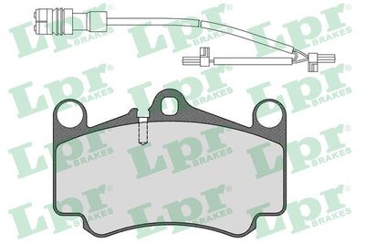 05P1588B LPR Комплект тормозных колодок, дисковый тормоз