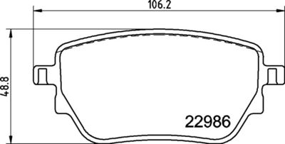 P50151 BREMBO Комплект тормозных колодок, дисковый тормоз