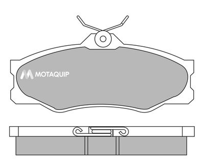 LVXL693 MOTAQUIP Комплект тормозных колодок, дисковый тормоз