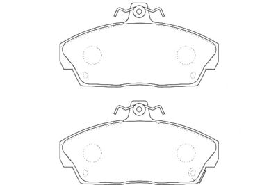 2134922 Omnicraft Комплект тормозных колодок, дисковый тормоз