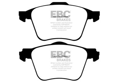 DP61690 EBC Brakes Комплект тормозных колодок, дисковый тормоз