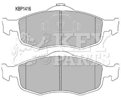 KBP1416 KEY PARTS Комплект тормозных колодок, дисковый тормоз