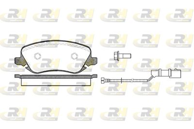 287902 ROADHOUSE Комплект тормозных колодок, дисковый тормоз