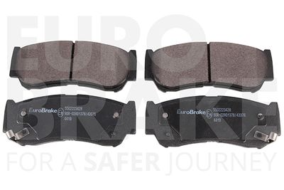 5502223428 EUROBRAKE Комплект тормозных колодок, дисковый тормоз