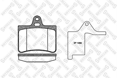 841000SX STELLOX Комплект тормозных колодок, дисковый тормоз