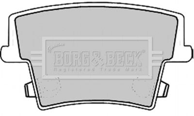 BBP2168 BORG & BECK Комплект тормозных колодок, дисковый тормоз