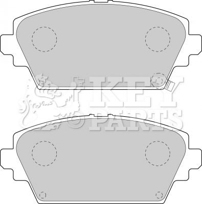 KBP1652 KEY PARTS Комплект тормозных колодок, дисковый тормоз