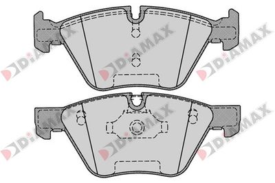 N09394 DIAMAX Комплект тормозных колодок, дисковый тормоз