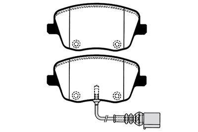 RA07781 RAICAM Комплект тормозных колодок, дисковый тормоз