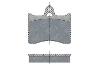 SP297PR SCT - MANNOL Комплект тормозных колодок, дисковый тормоз