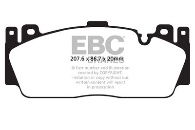 DP32148C EBC Brakes Комплект тормозных колодок, дисковый тормоз