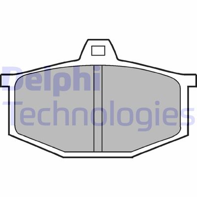 LP170 DELPHI Комплект тормозных колодок, дисковый тормоз