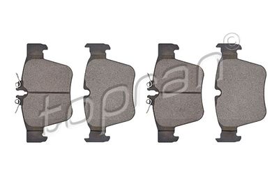 409500 TOPRAN Комплект тормозных колодок, дисковый тормоз