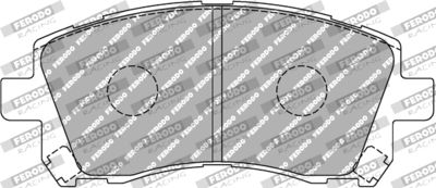 FCP1327R FERODO RACING Комплект тормозных колодок, дисковый тормоз