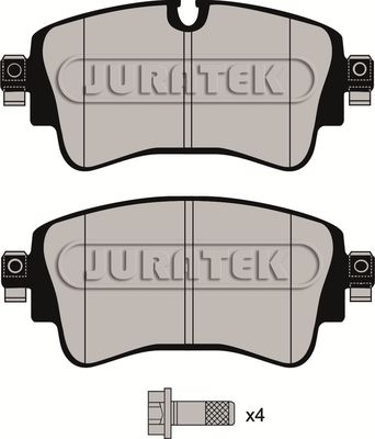 JCP8164 JURATEK Комплект тормозных колодок, дисковый тормоз