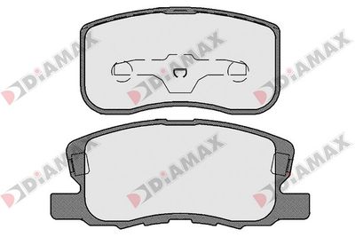 N09597 DIAMAX Комплект тормозных колодок, дисковый тормоз