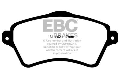 DP41352R EBC Brakes Комплект тормозных колодок, дисковый тормоз