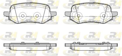 2188600 ROADHOUSE Комплект тормозных колодок, дисковый тормоз