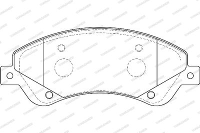 WBP24485A WAGNER Комплект тормозных колодок, дисковый тормоз
