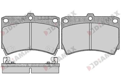 N09752 DIAMAX Комплект тормозных колодок, дисковый тормоз