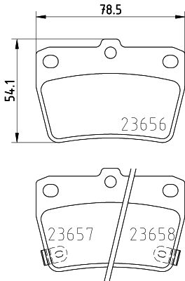 8DB355027821 HELLA PAGID Комплект тормозных колодок, дисковый тормоз