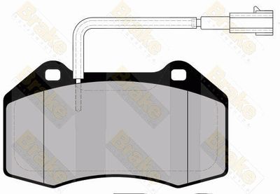 PA1774 Brake ENGINEERING Комплект тормозных колодок, дисковый тормоз