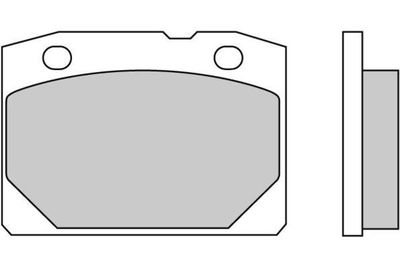 120065 E.T.F. Комплект тормозных колодок, дисковый тормоз