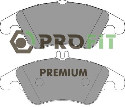 50051979 PROFIT Комплект тормозных колодок, дисковый тормоз