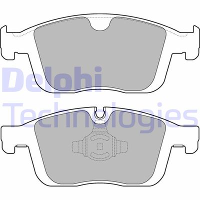 LP3258 DELPHI Комплект тормозных колодок, дисковый тормоз